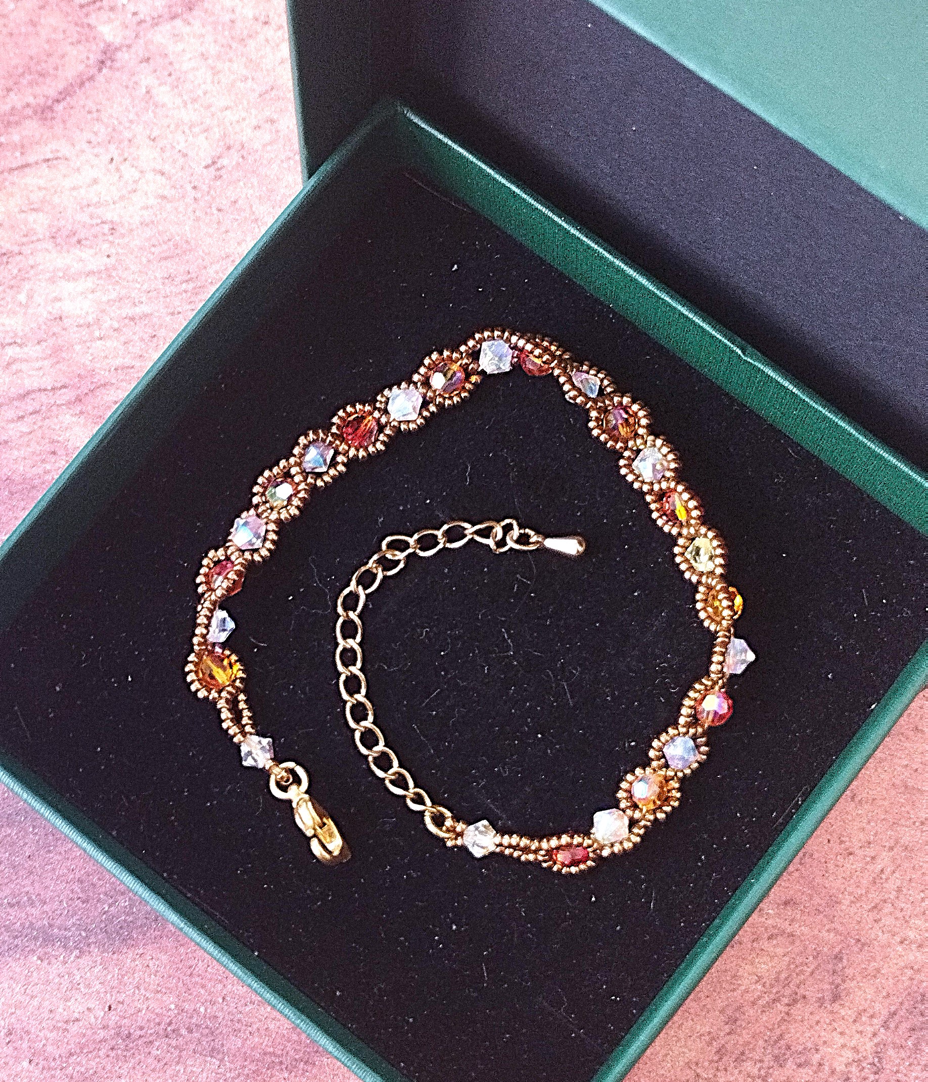 Bracelet orange bronze Galaxy – Image 2