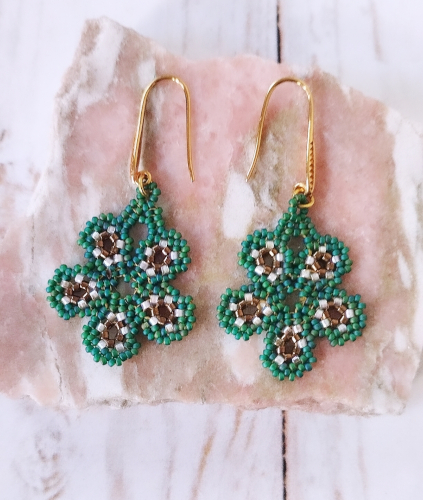 Boucles d’oreilles Fleur
