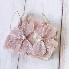 Boucles d’Oreilles Flora Roses – Collection Nature