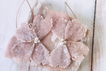 Boucles d’Oreilles Flora Roses – Collection Nature